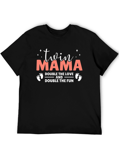 Twin Mama T-Shirt: Double the Love and Fun!