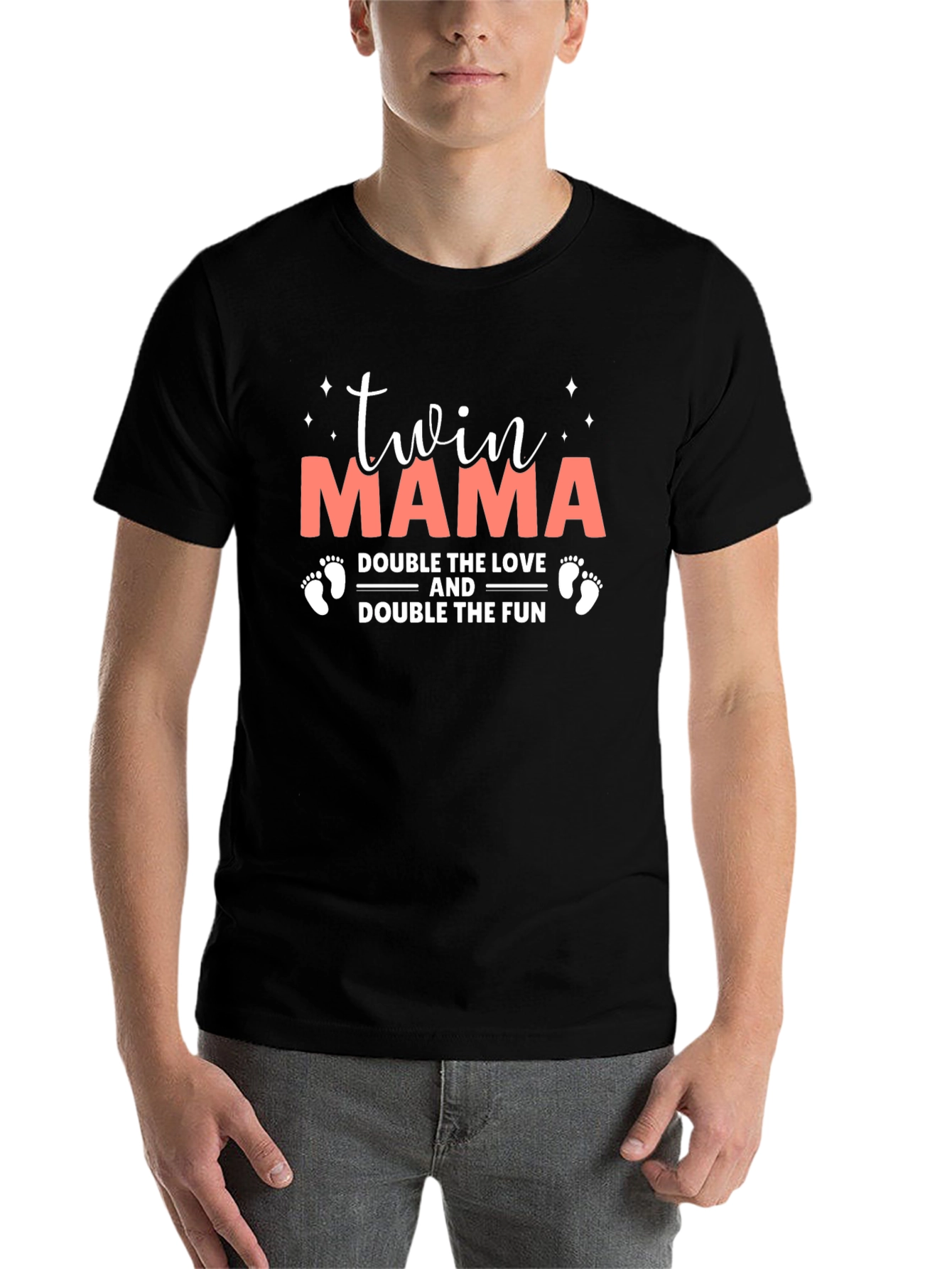 Twin Mama T-Shirt: Double the Love and Fun!