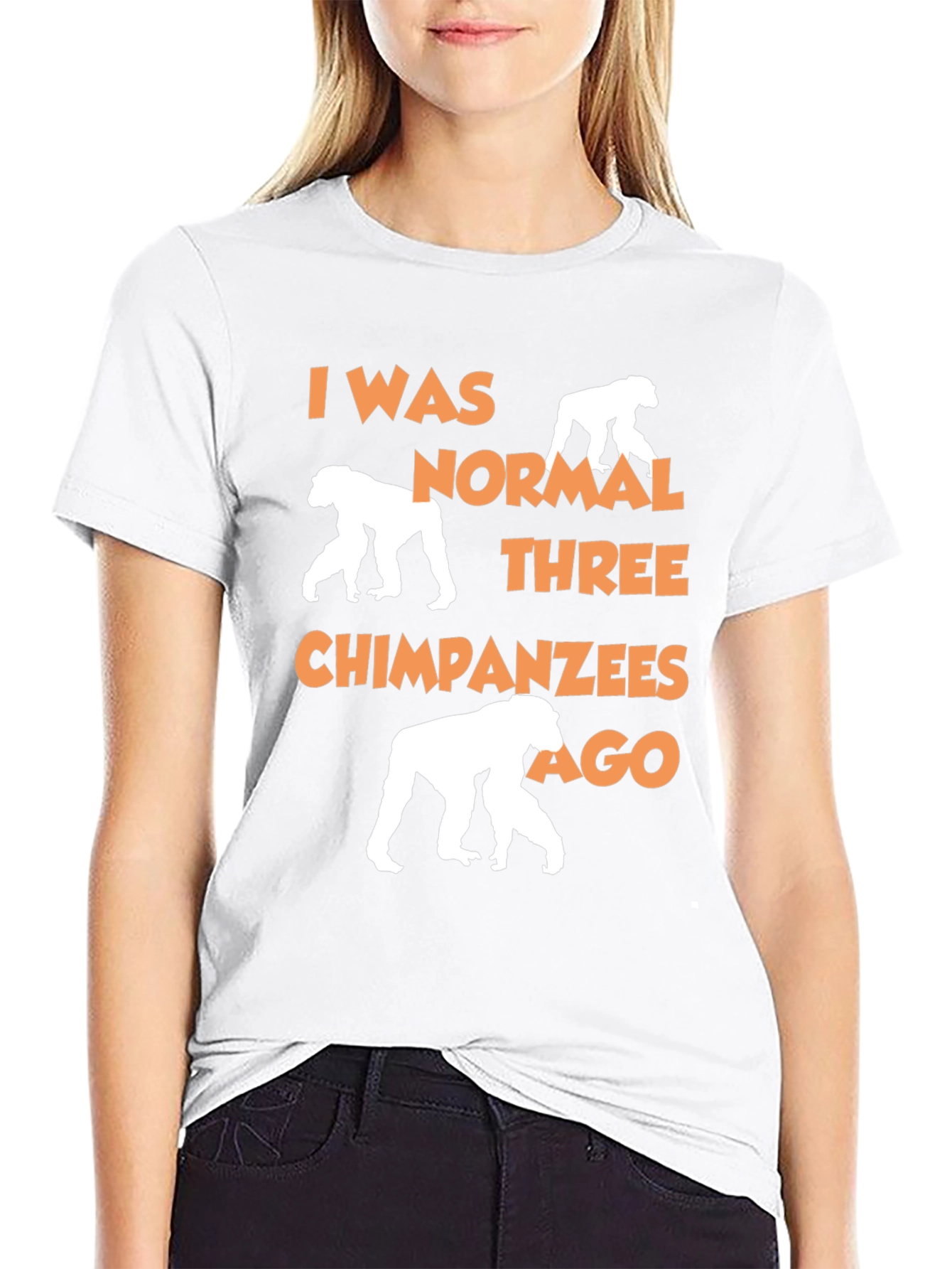 Funny Chimpanzee Graphic T-Shirt