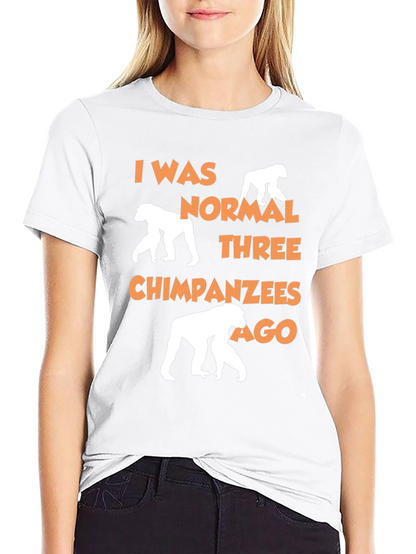 Funny Chimpanzee Graphic T-Shirt