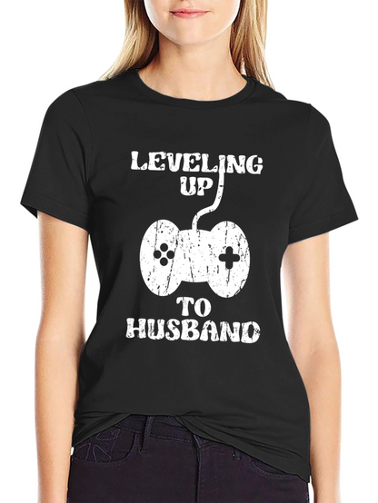 Leveling Up to Husband Gamer T-Shirt