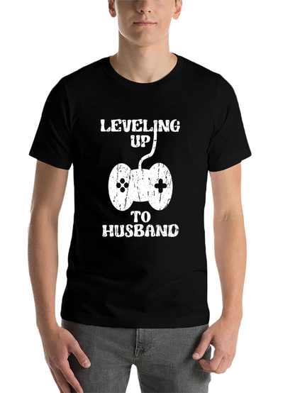 Leveling Up to Husband Gamer T-Shirt