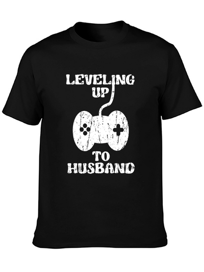 Leveling Up to Husband Gamer T-Shirt