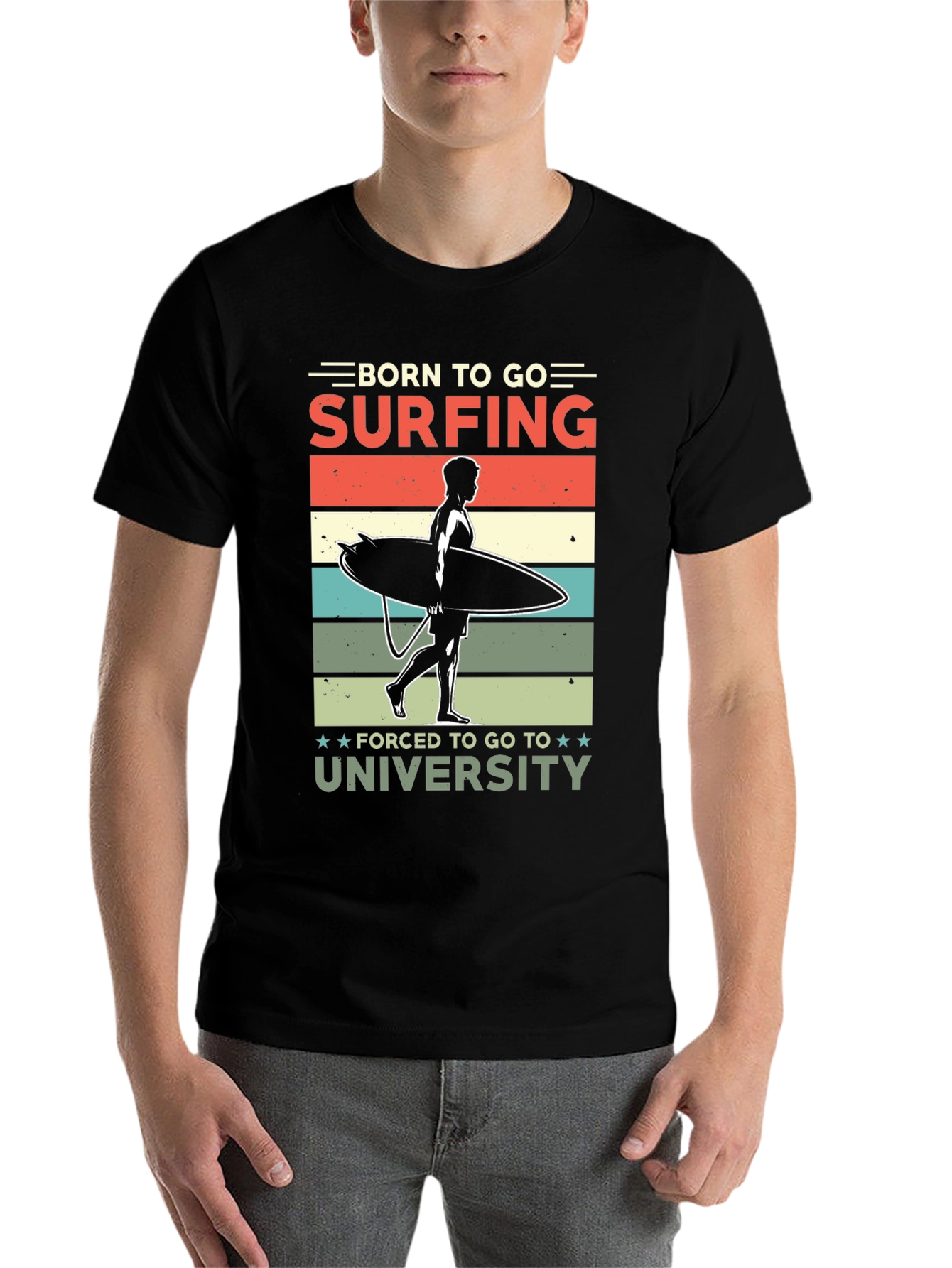 Born to Surf T-Shirt - University Humor