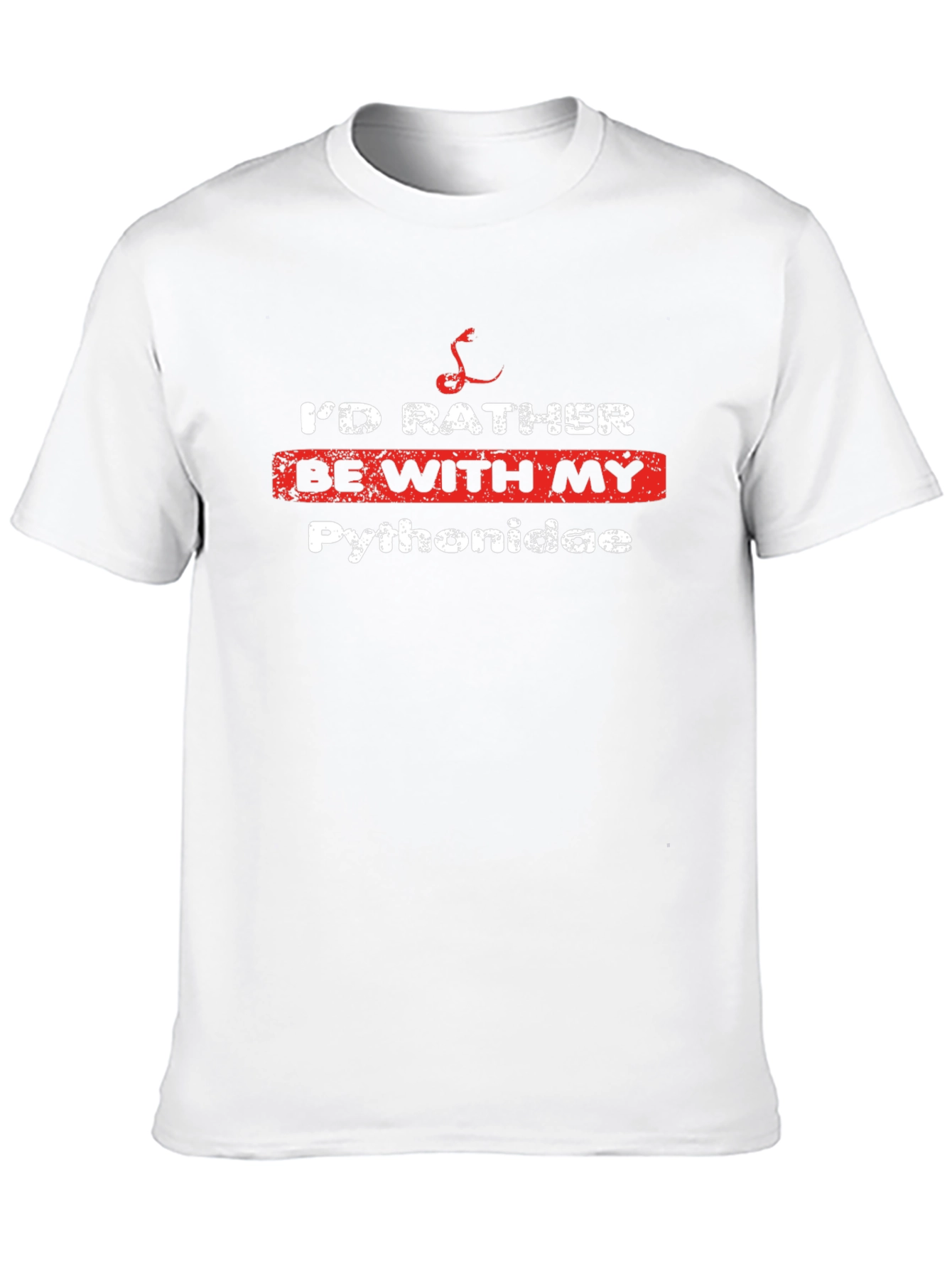 Pythonidae T-Shirt - Id Rather Be With My Pythons