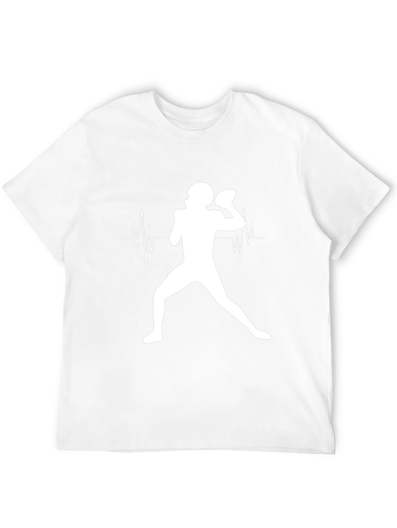 Football Heartbeat T-Shirt: Passion on Display
