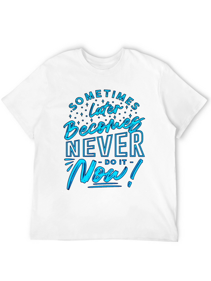 Motivational Now! Graphic Tee - Black