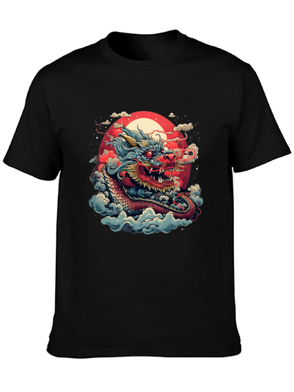 Dragon Graphic Tee - Black T-Shirt