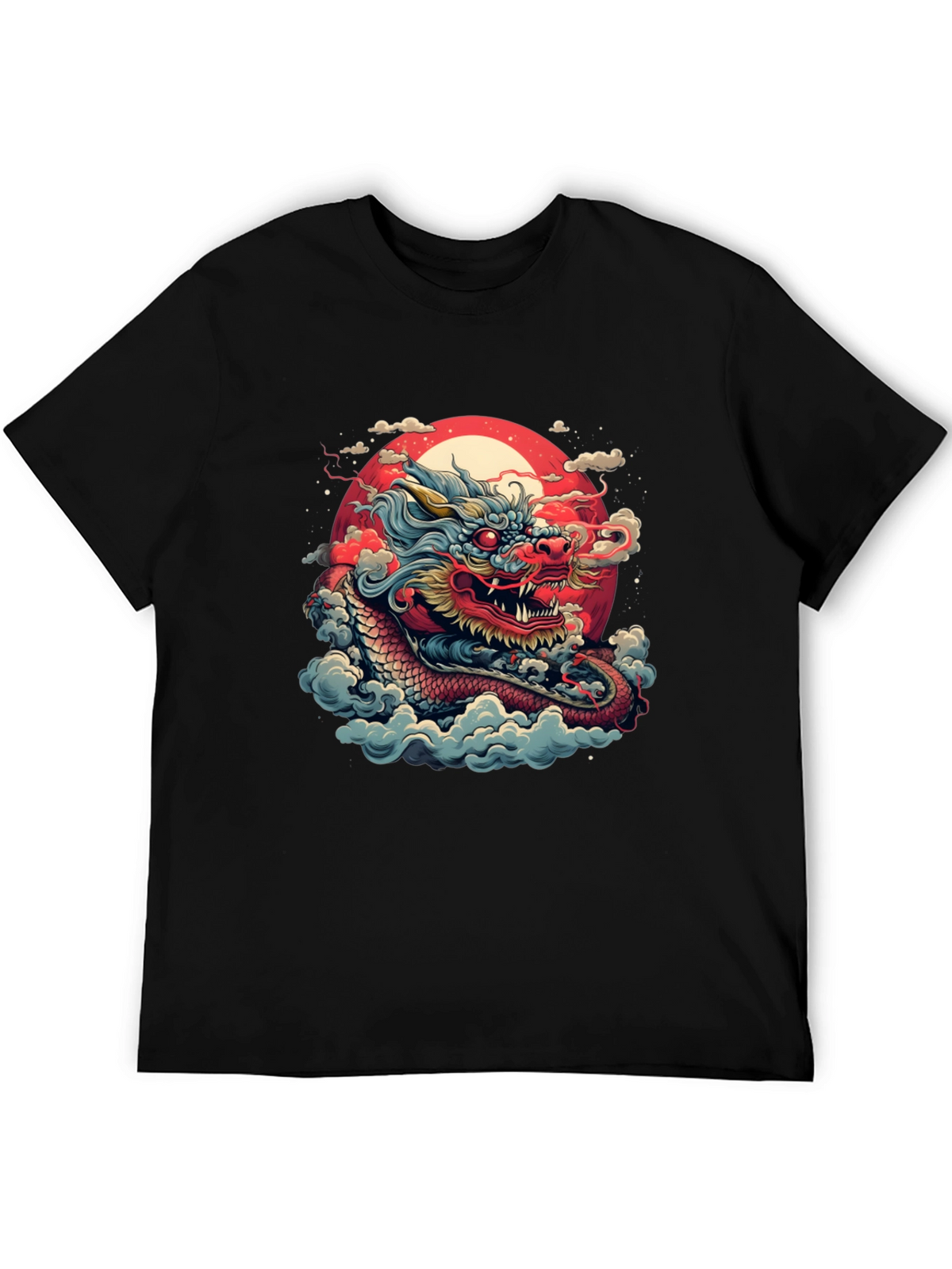 Dragon Graphic Tee - Black T-Shirt
