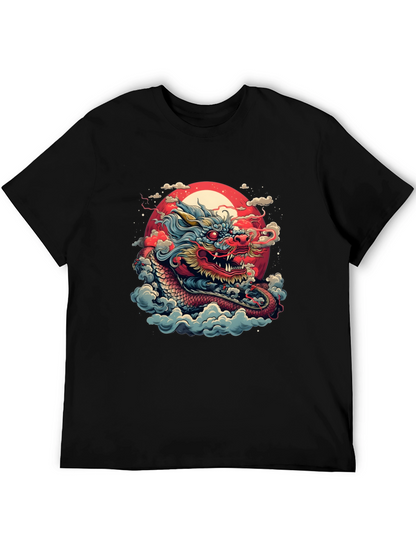 Dragon Graphic Tee - Black T-Shirt