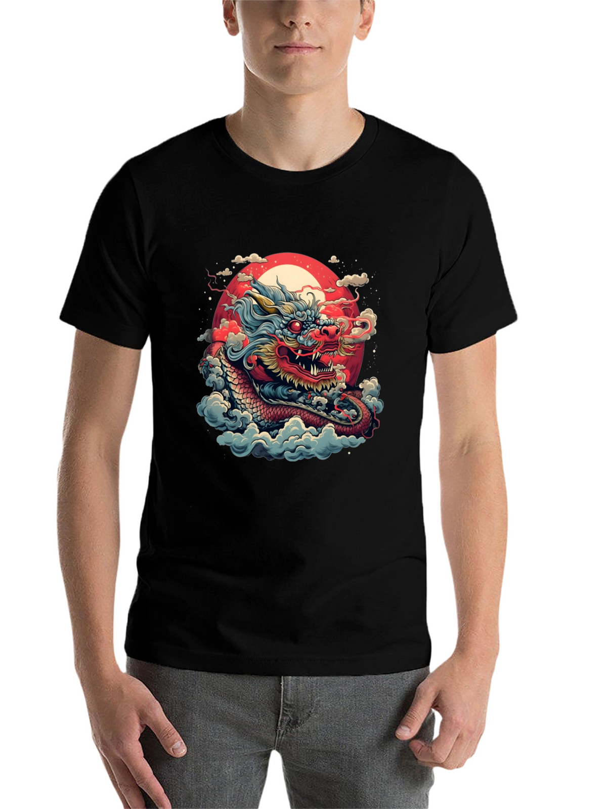 Dragon Graphic Tee - Black T-Shirt