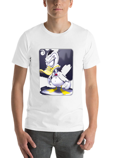 Grumpy Cartoon Duck Graphic Tee