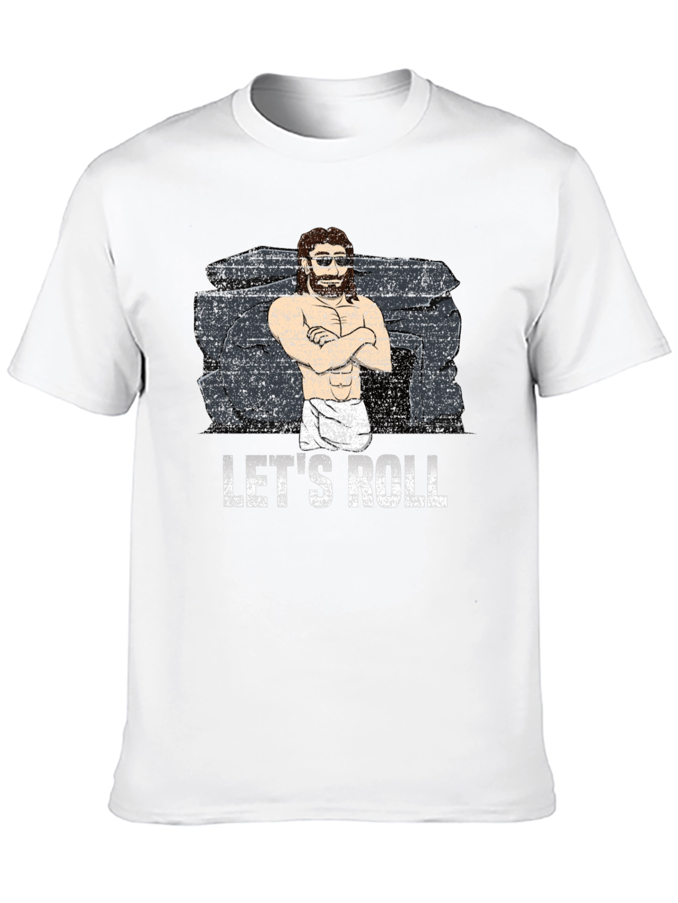 Lets Roll Graphic T-Shirt - Black Cotton Tee