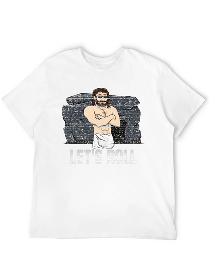 Lets Roll Graphic T-Shirt - Black Cotton Tee