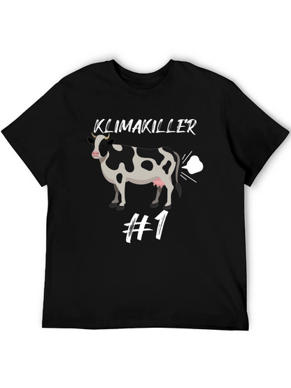 Klimakiller #1 Graphic T-Shirt - Black