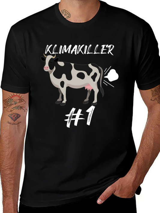 Klimakiller #1 Graphic T-Shirt - Black
