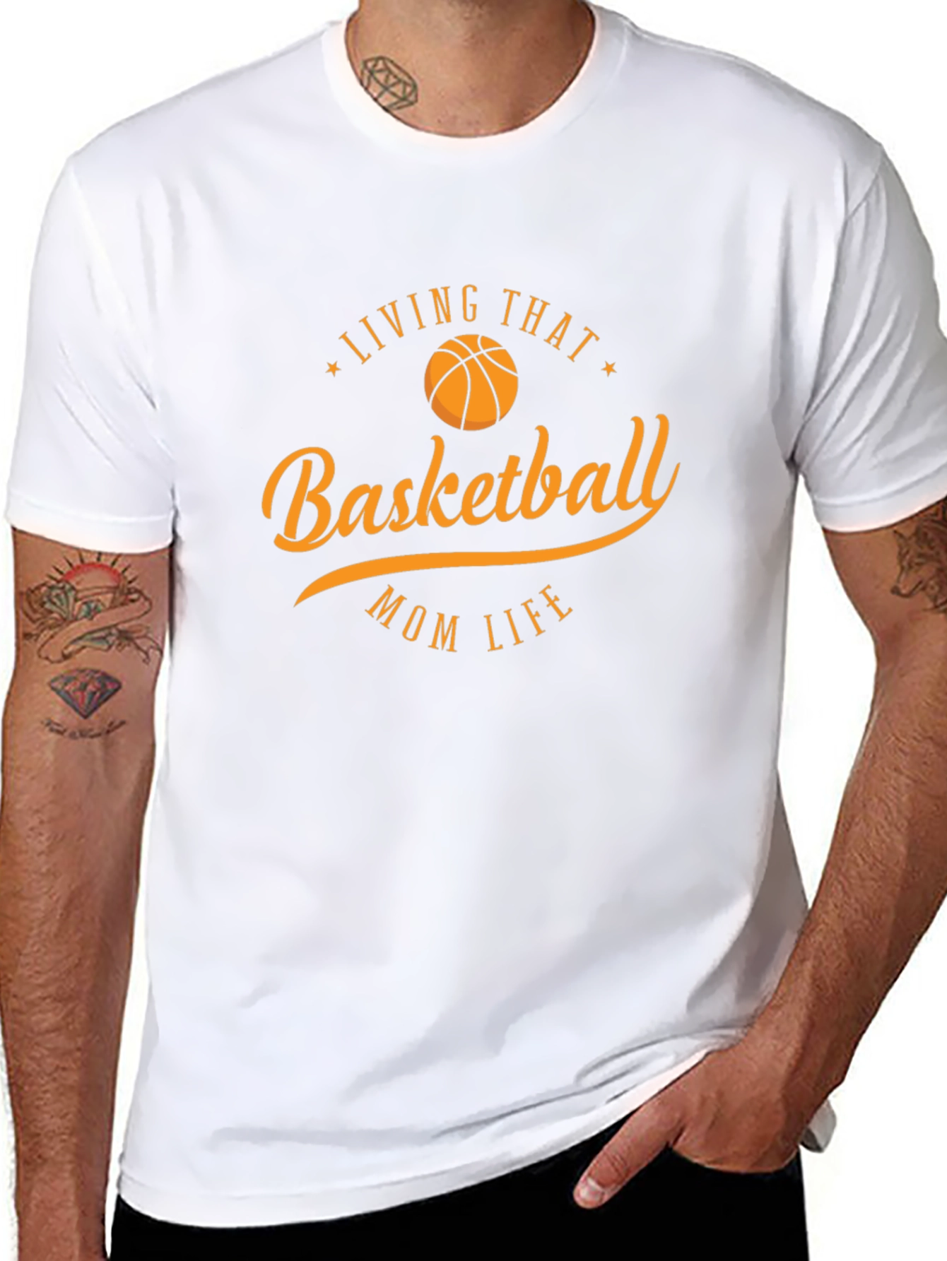 Basketball Mom Life T-Shirt - Sporty Graphic Tee