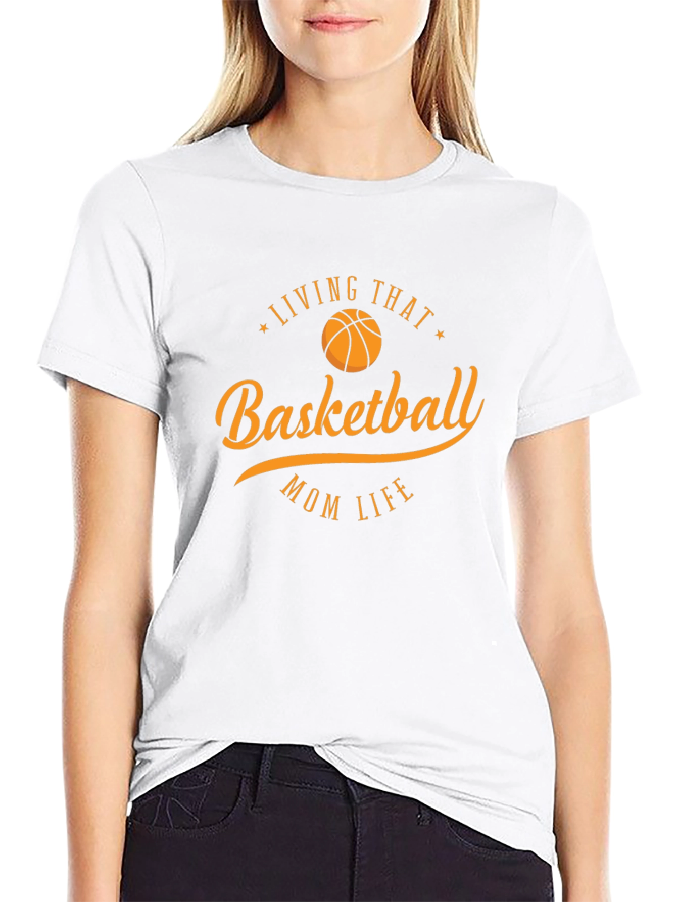 Basketball Mom Life T-Shirt - Sporty Graphic Tee