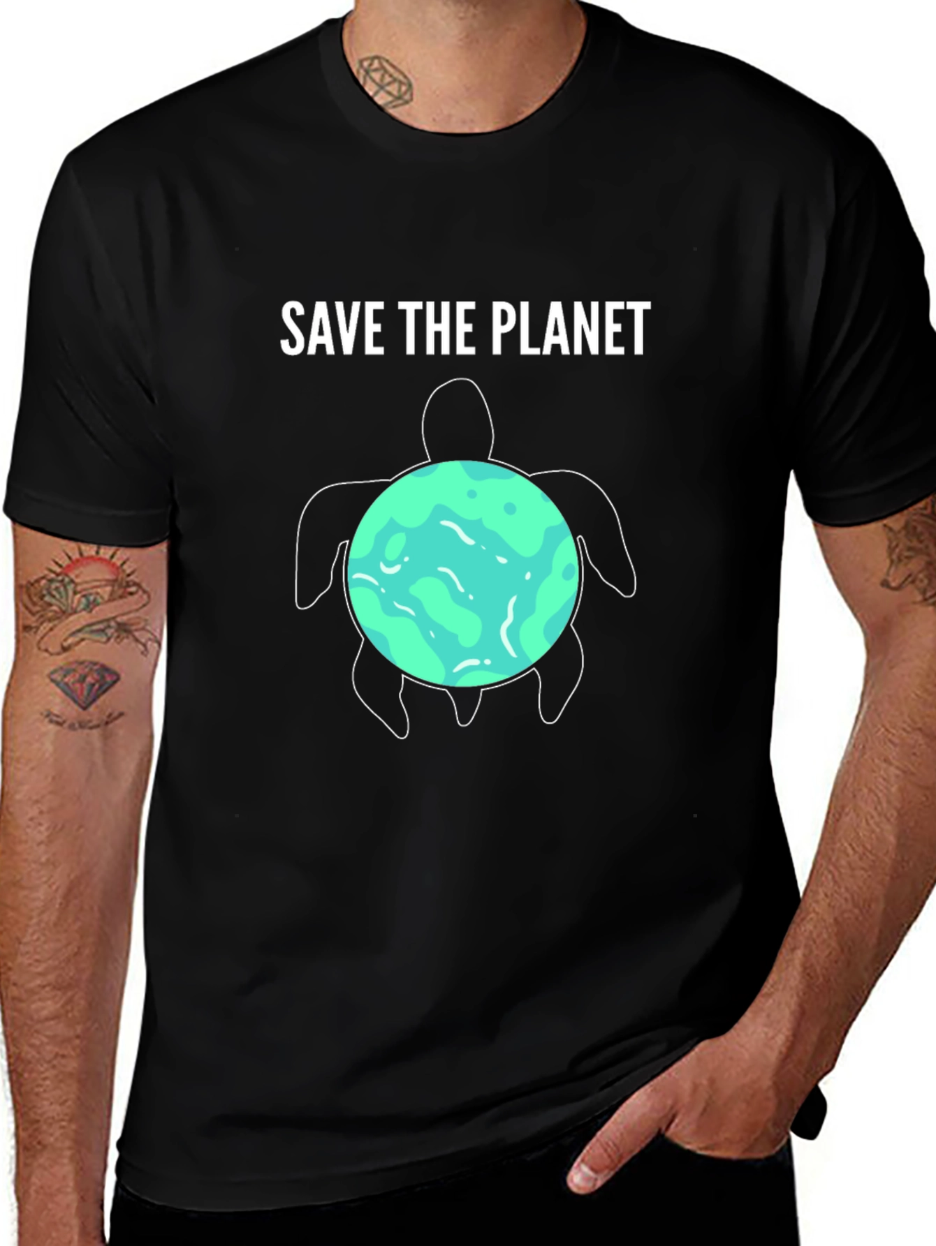 Save the Planet Turtle T-Shirt