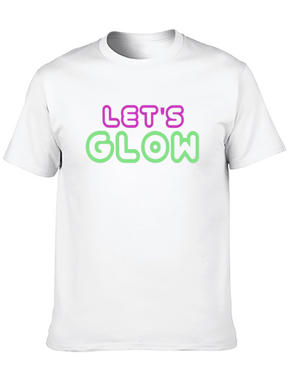 Lets Glow Neon Graphic T-Shirt