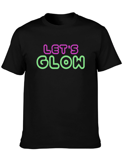 Lets Glow Neon Graphic T-Shirt
