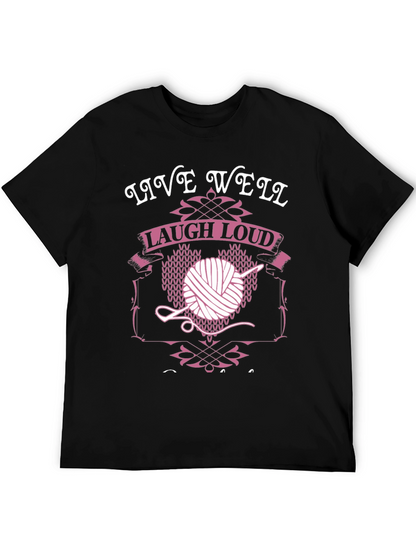 Live Well Laugh Loud Knit T-Shirt