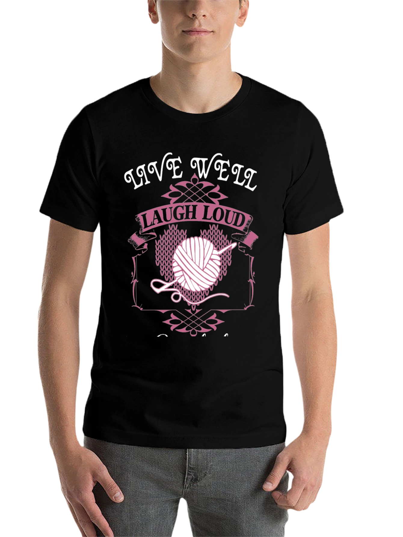 Live Well Laugh Loud Knit T-Shirt