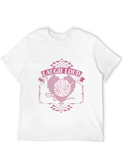 Live Well Laugh Loud Knit T-Shirt
