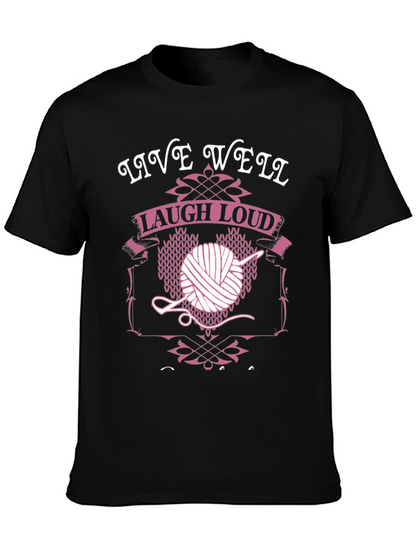 Live Well Laugh Loud Knit T-Shirt