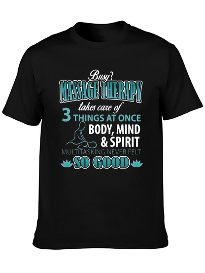 Massage Therapy T-Shirt: Body Mind & Spirit