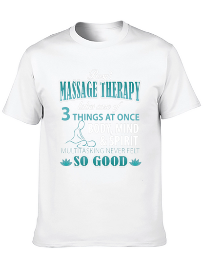Massage Therapy T-Shirt: Body Mind & Spirit