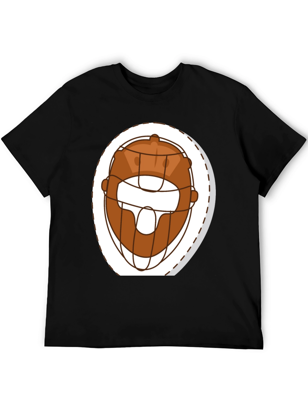 Funny Cartoon Headgear T-Shirt