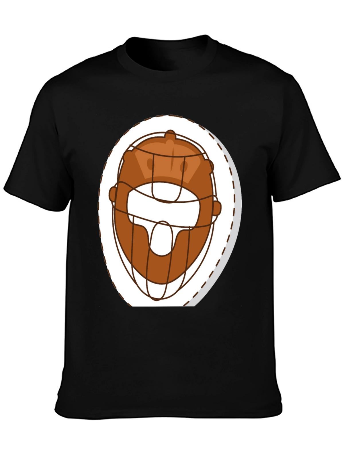 Funny Cartoon Headgear T-Shirt