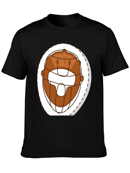 Funny Cartoon Headgear T-Shirt