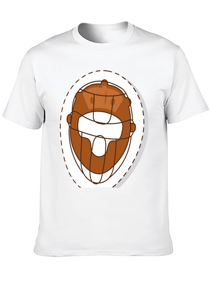 Funny Cartoon Headgear T-Shirt