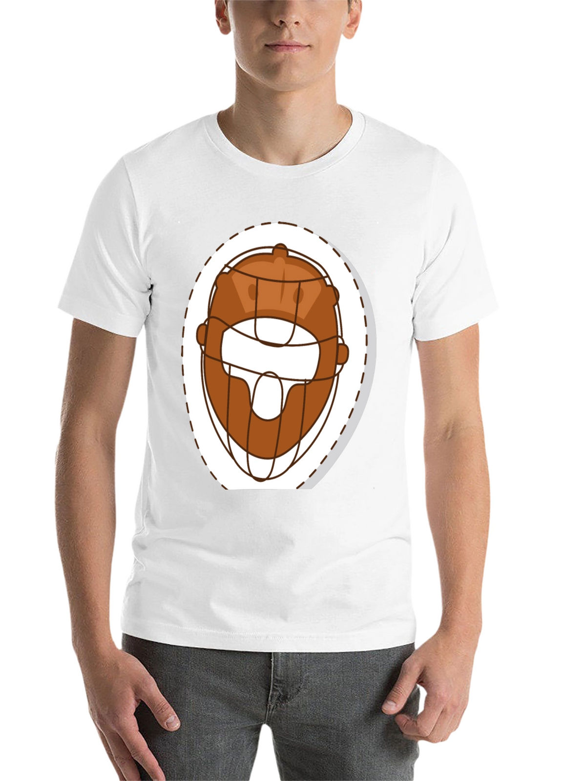 Funny Cartoon Headgear T-Shirt