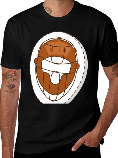 Funny Cartoon Headgear T-Shirt