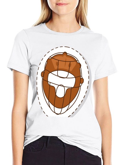 Funny Cartoon Headgear T-Shirt