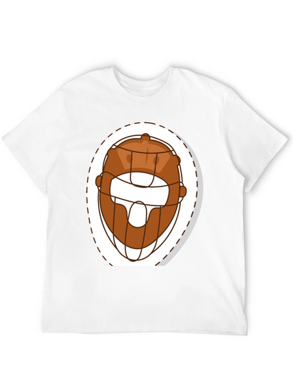 Funny Cartoon Headgear T-Shirt