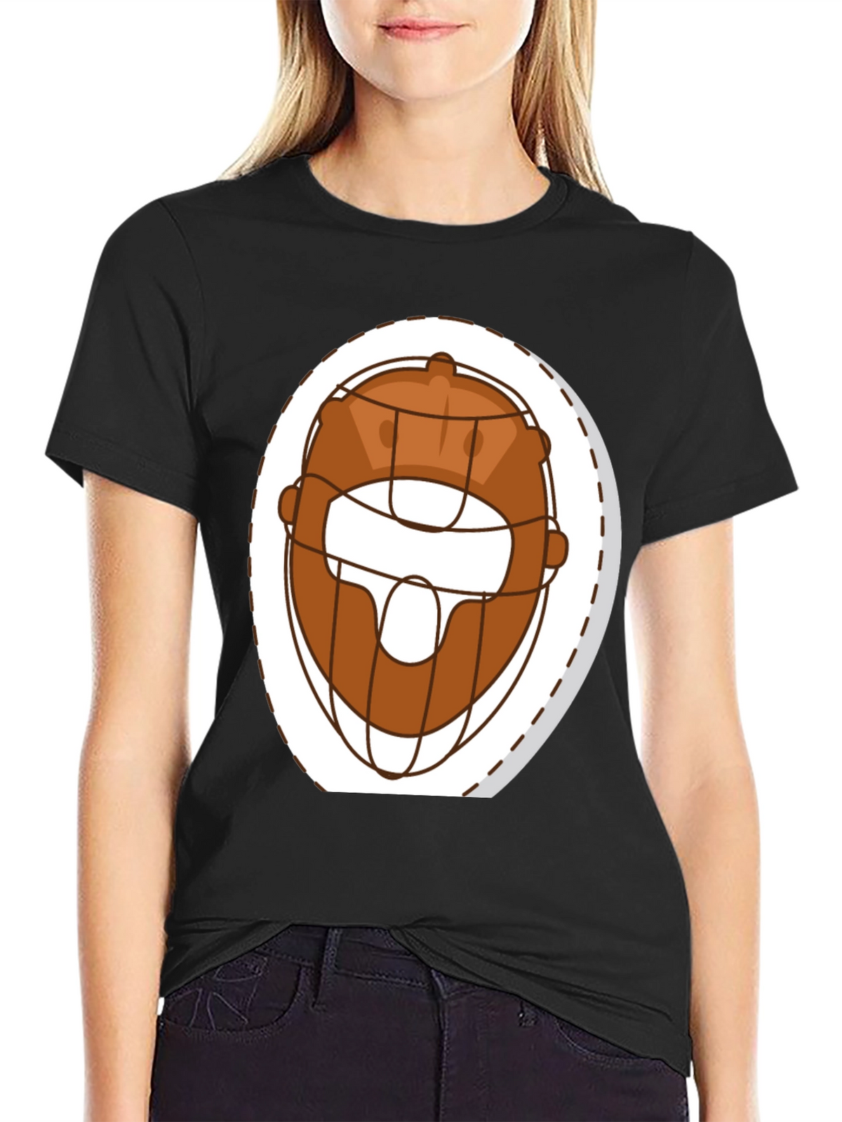 Funny Cartoon Headgear T-Shirt
