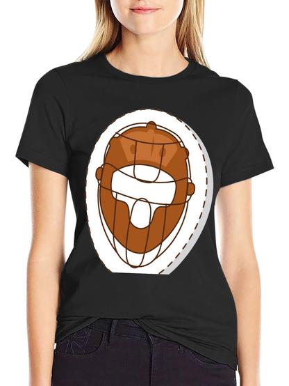 Funny Cartoon Headgear T-Shirt