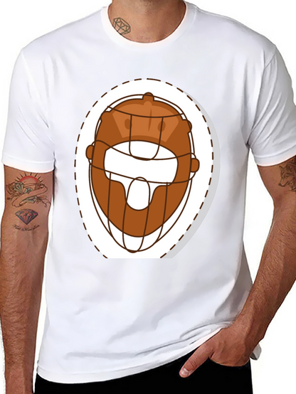 Funny Cartoon Headgear T-Shirt