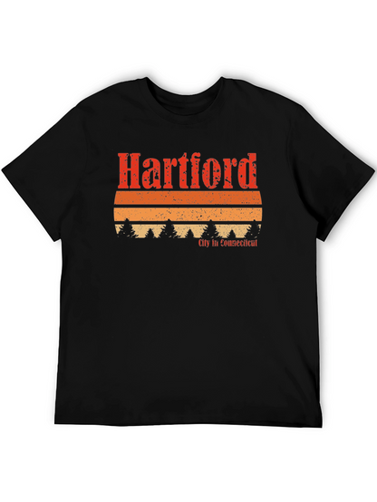 Retro Hartford CT Graphic Tee