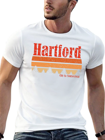 Retro Hartford CT Graphic Tee