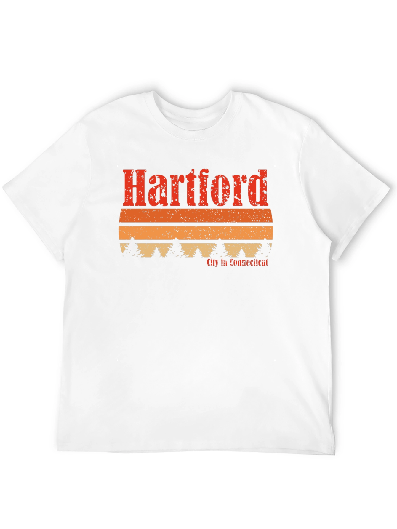 Retro Hartford CT Graphic Tee