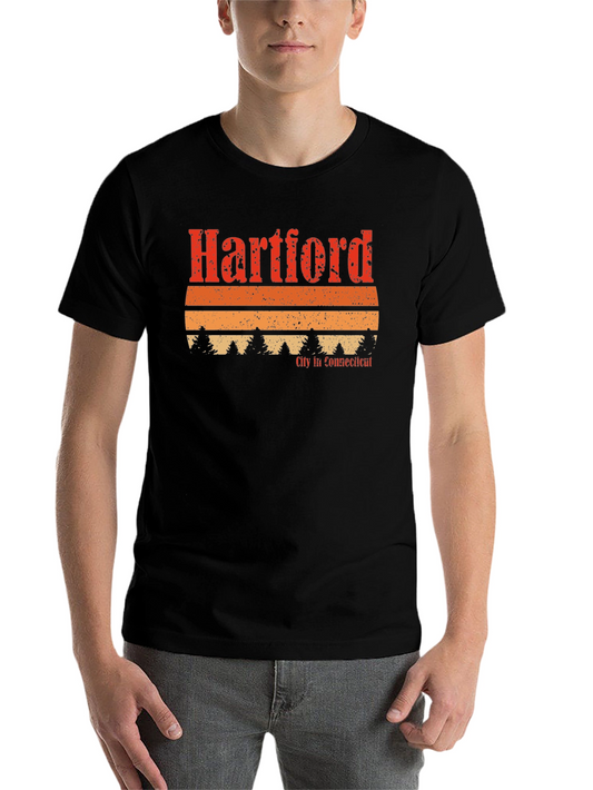 Retro Hartford CT Graphic Tee