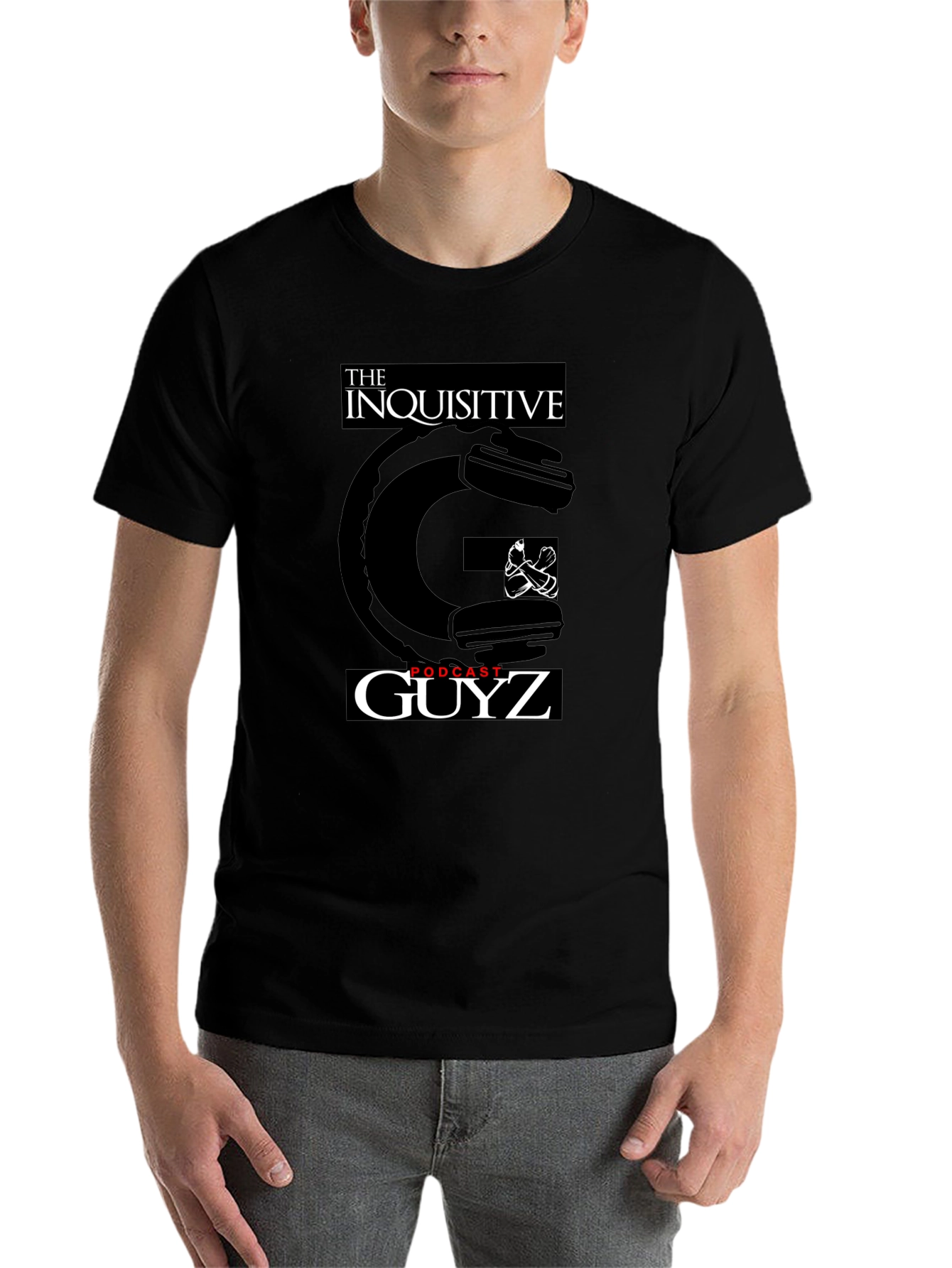 The Inquisitive Guyz Podcast T-Shirt - Black