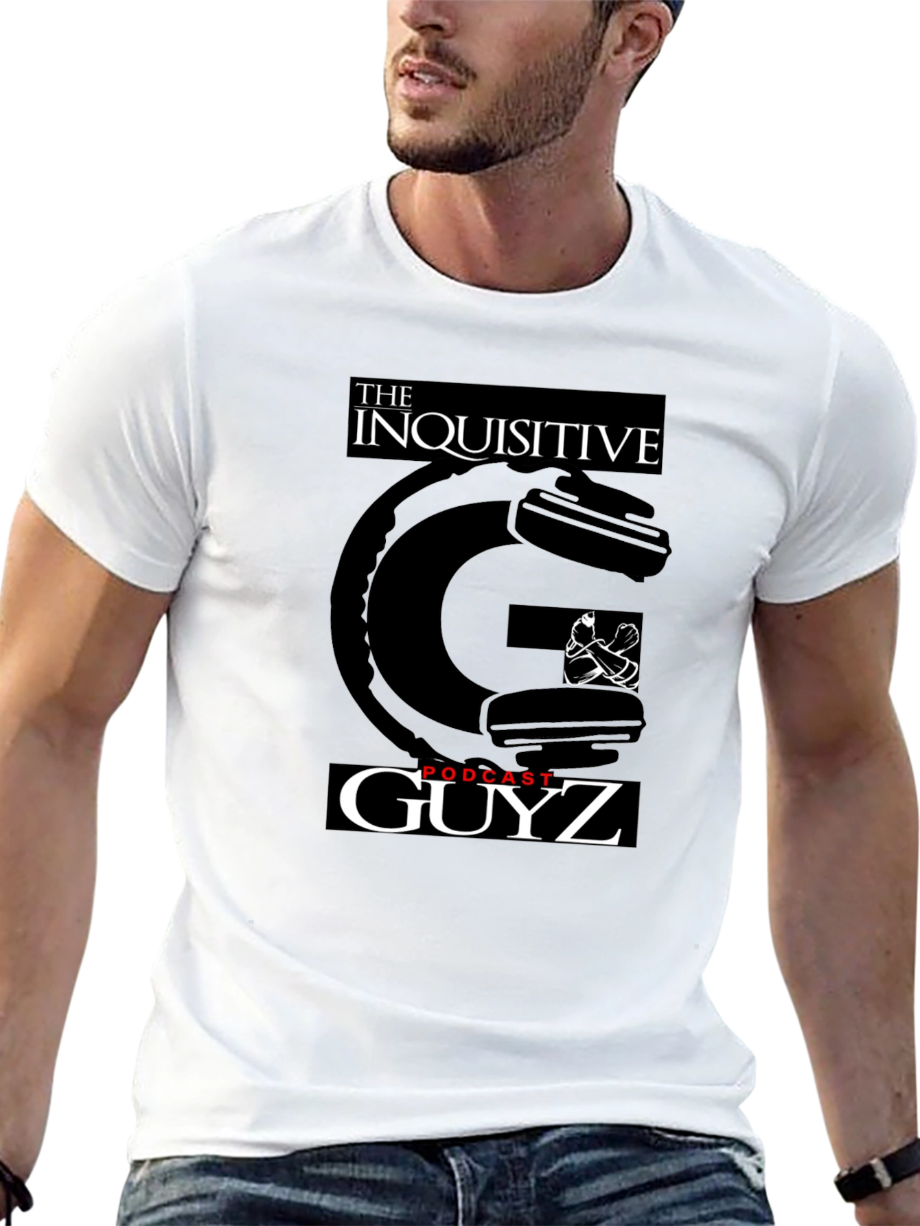 The Inquisitive Guyz Podcast T-Shirt - Black