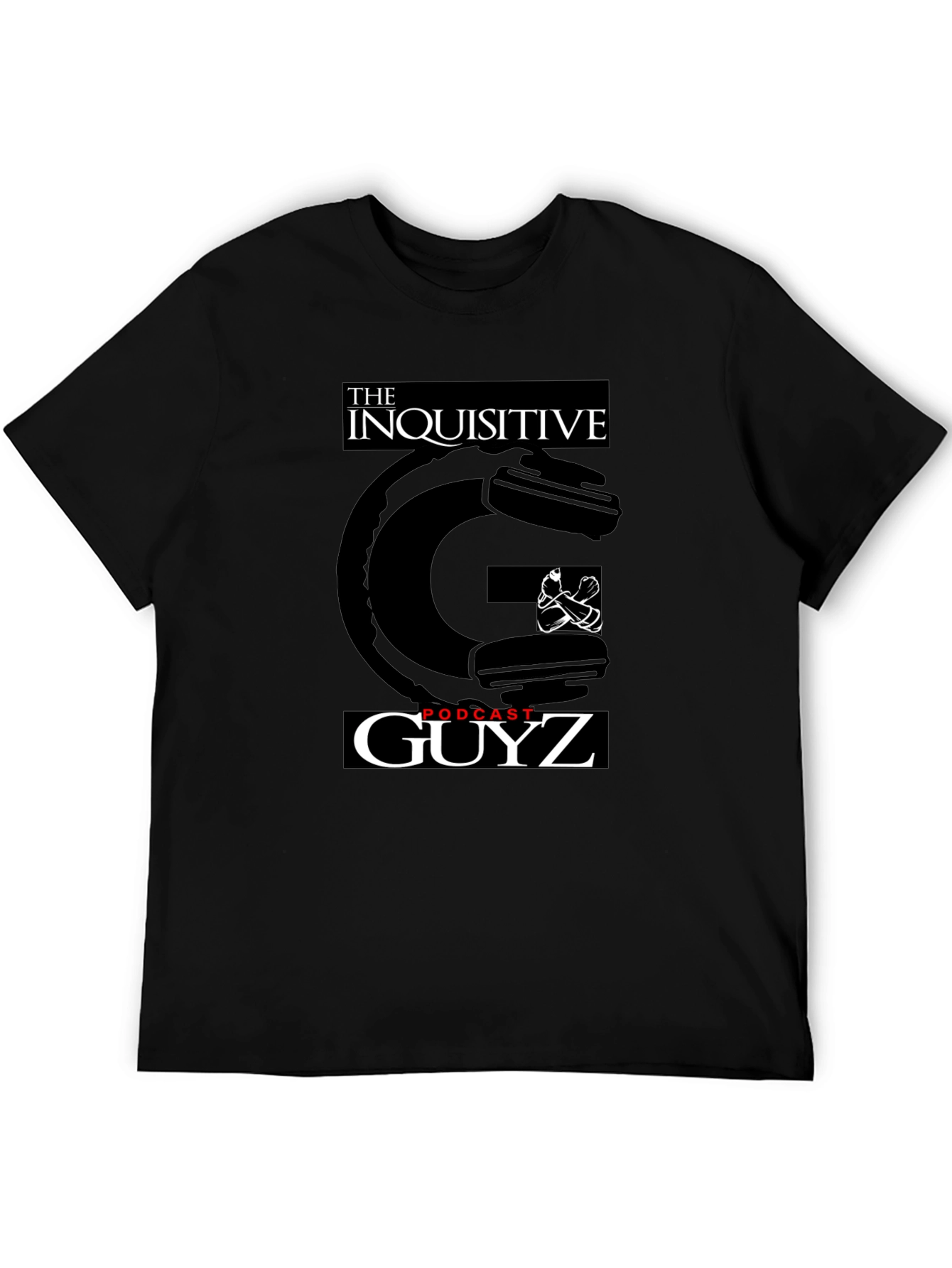 The Inquisitive Guyz Podcast T-Shirt - Black