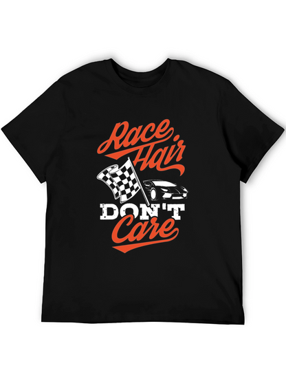 Race Hair Dont Care Black T-Shirt